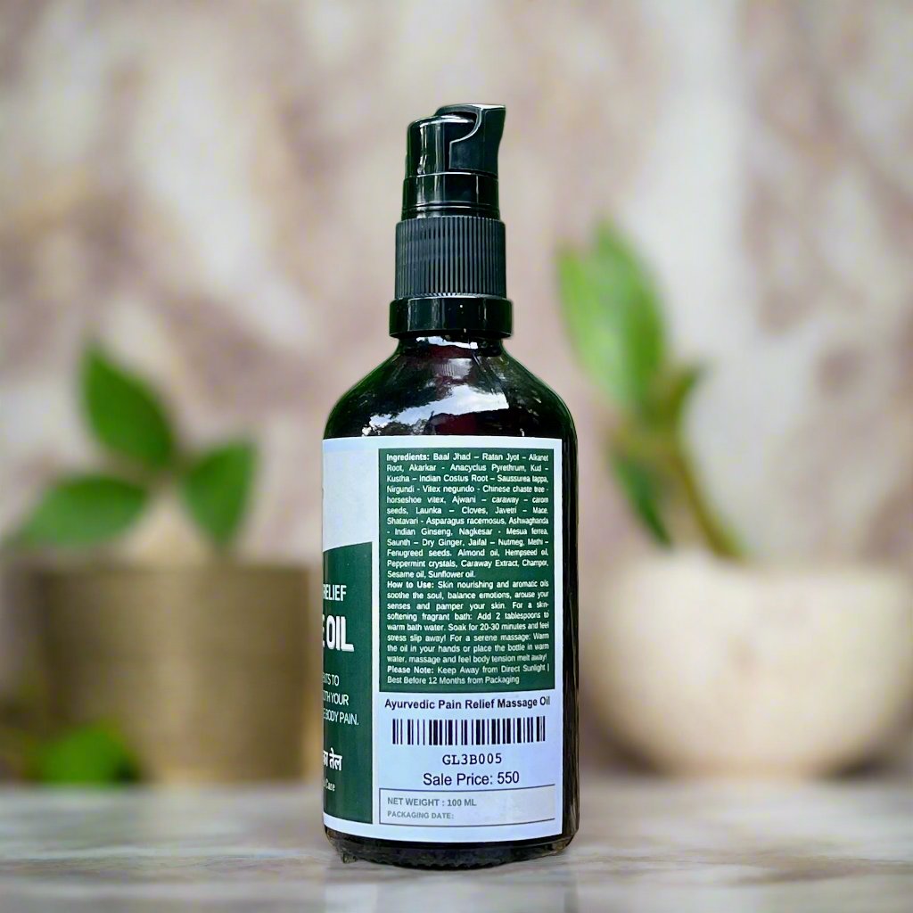 Ayurvedic Pain Relief Massage Oil Ayurvedic Pain Relief Massage Oil