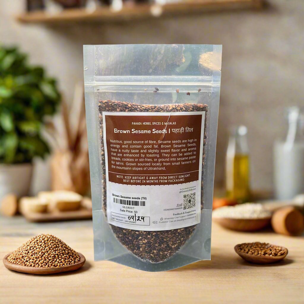 Himalayan Brown Sesame Seeds Himalayan Brown Sesame Seeds