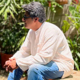 Hemp-Cotton Kurta (White)