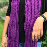 Lavender Woollen Muffler