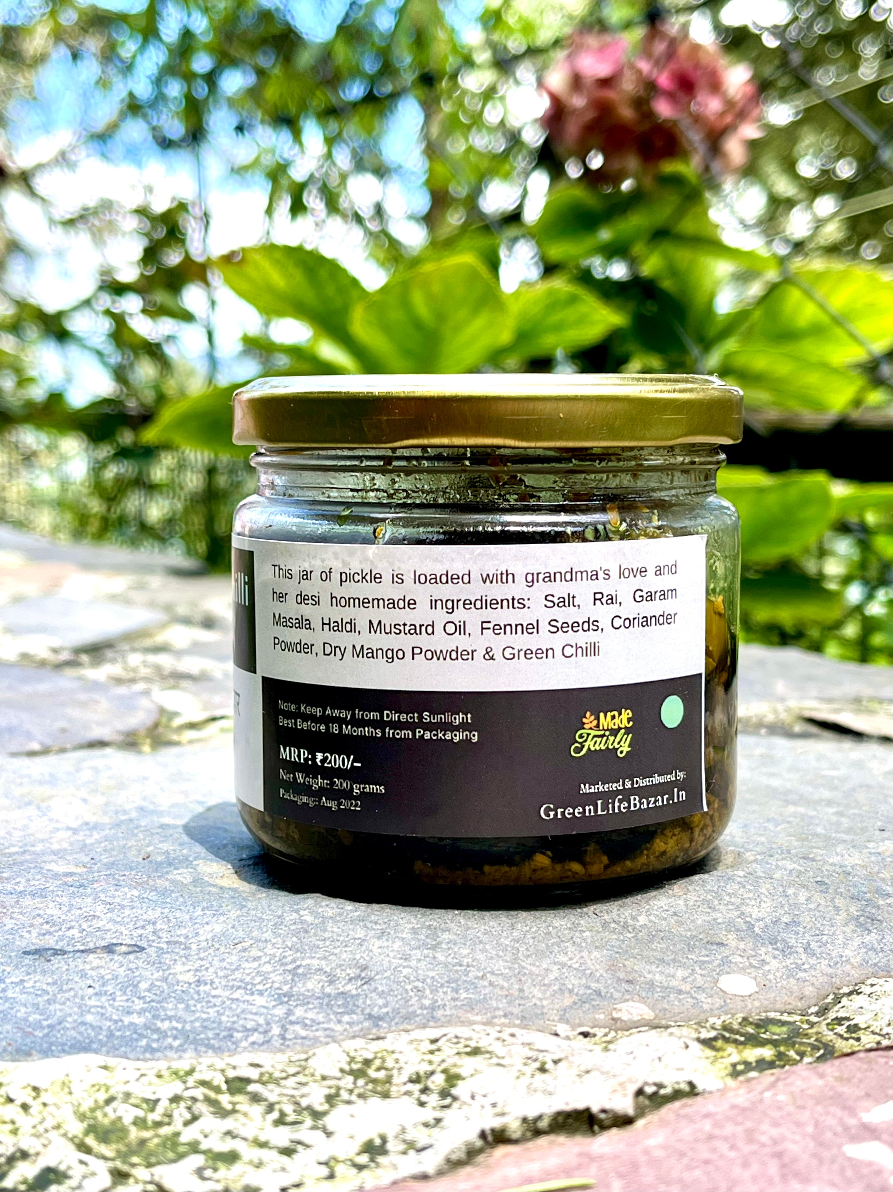 Stuffed Green Chilli Pickle | भरवा हरी मिर्च का अचार Stuffed Green Chilli Pickle | भरवा हरी मिर्च का अचार