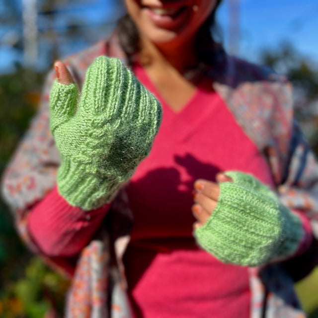 Winter Cap & Gloves (SeaGreen) Winter Cap & Gloves (SeaGreen)