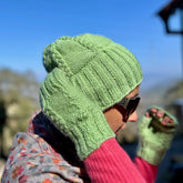 Winter Cap & Gloves (SeaGreen)