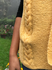 Hand-knitted Woollen Muffler