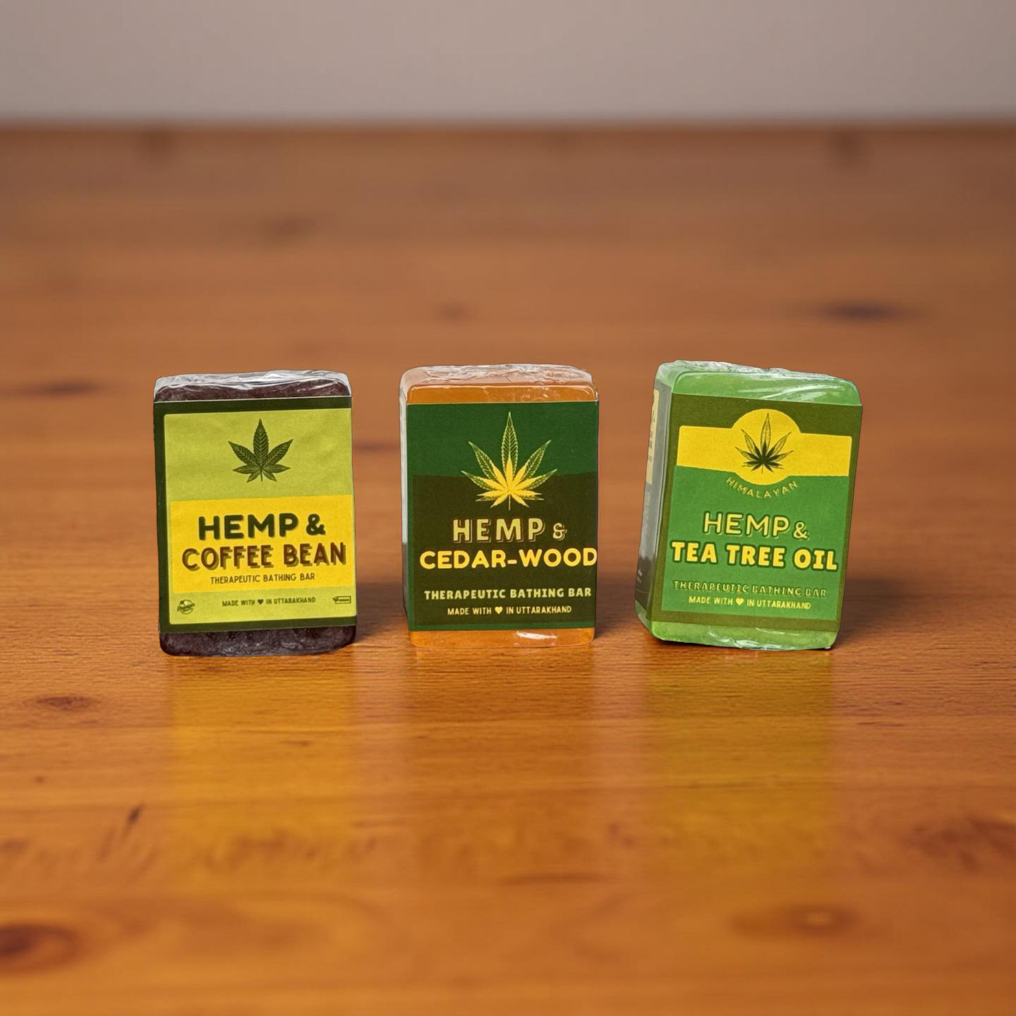 Therapeutic Hemp Bathing Bars (Pack of 3)
