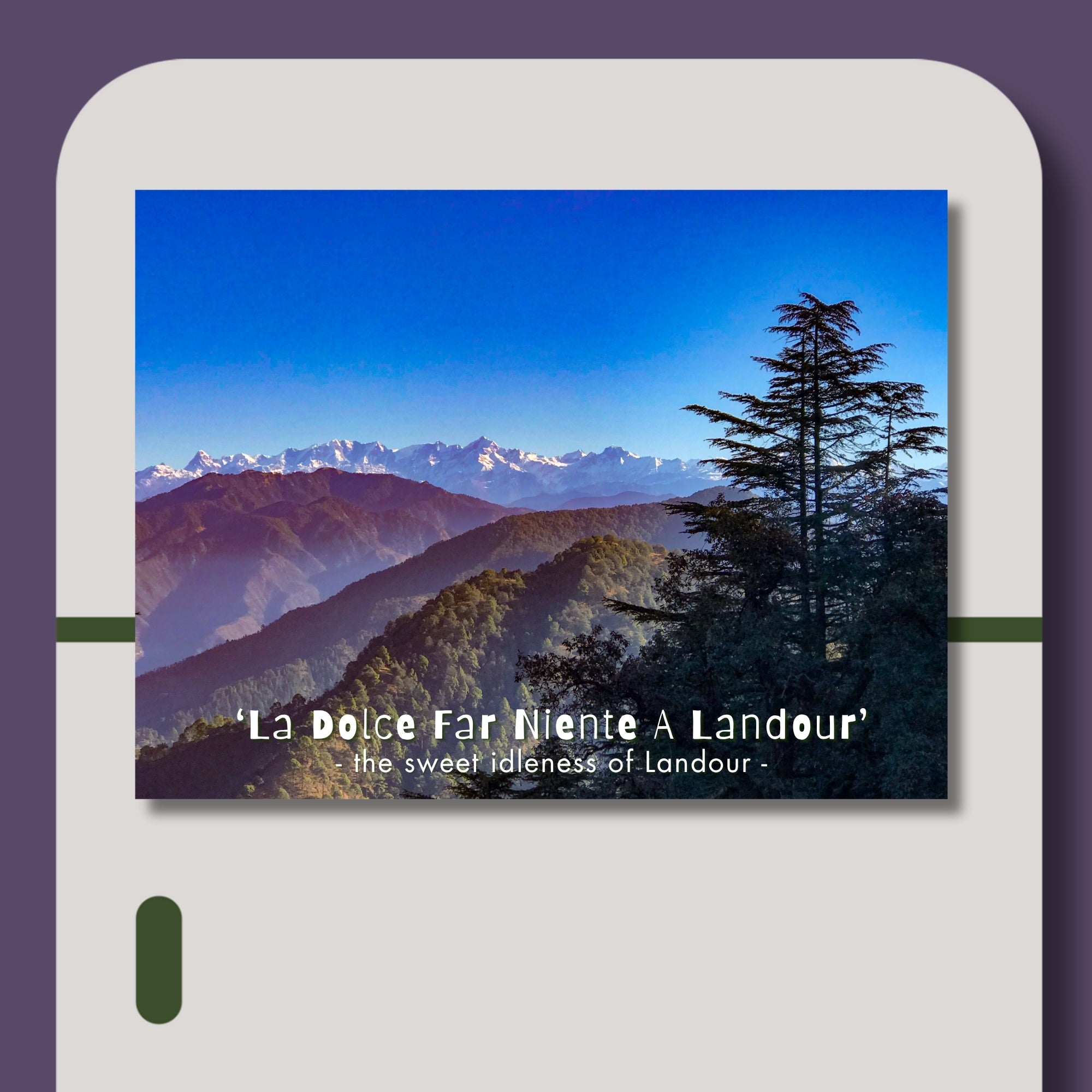 Fridge Magnets (Slim) from Landour, Mussoorie
