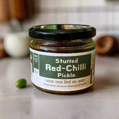 Stuffed Red Chilli Pickle