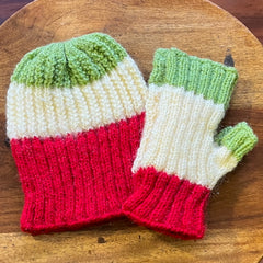 Winter Cap &; Gloves (Tri-Color)