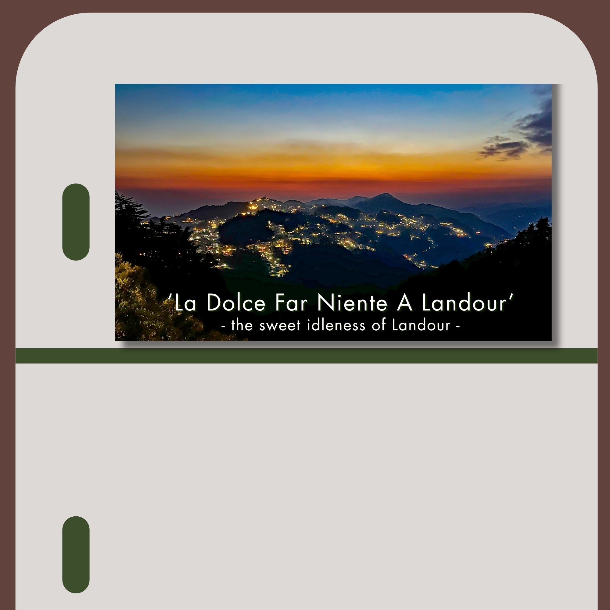 Fridge Magnets (Wooden) from Landour, Mussoorie